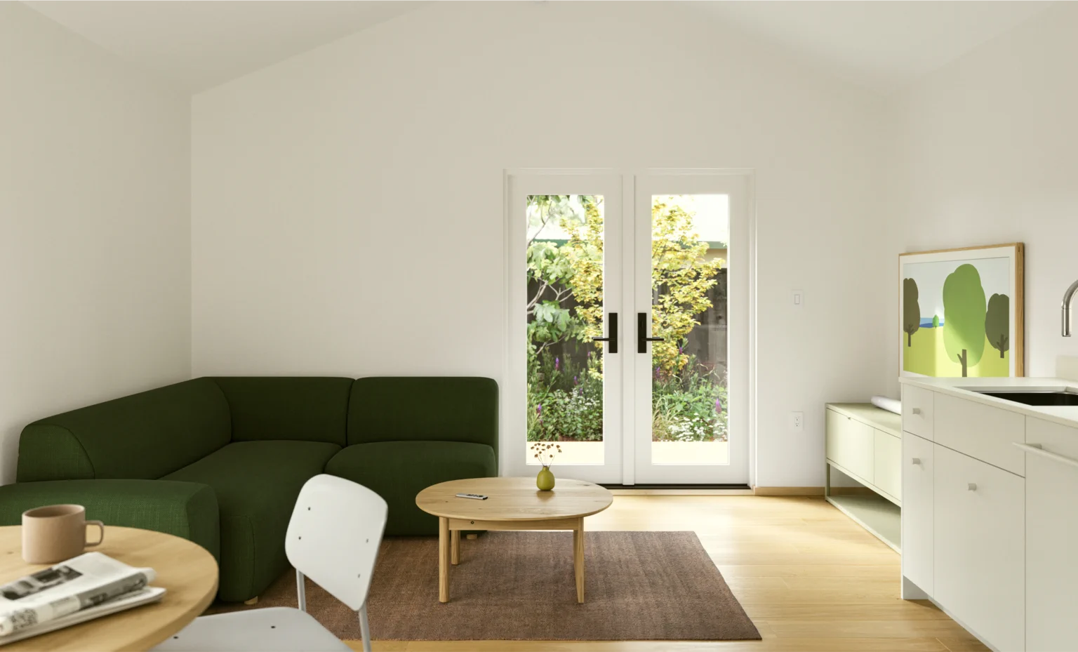 One bedroom interior